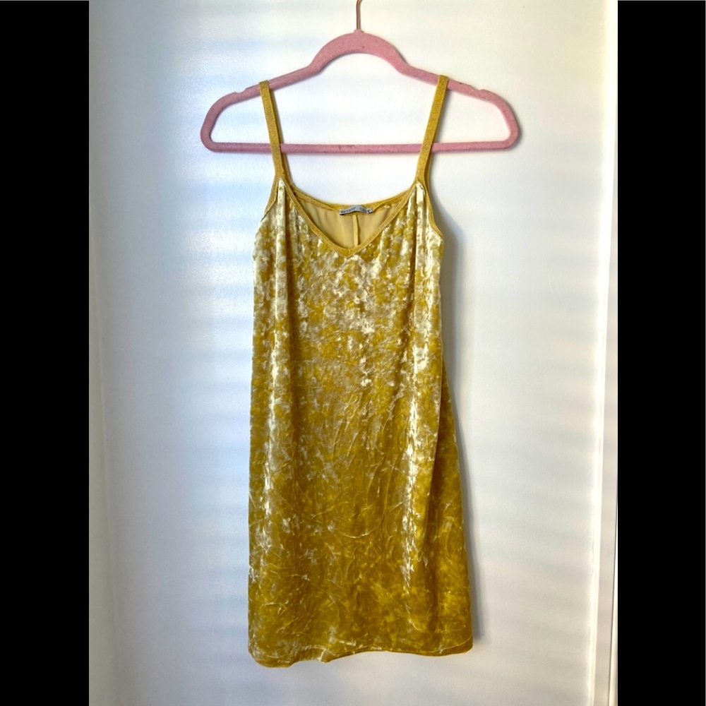 Zara yellow dress